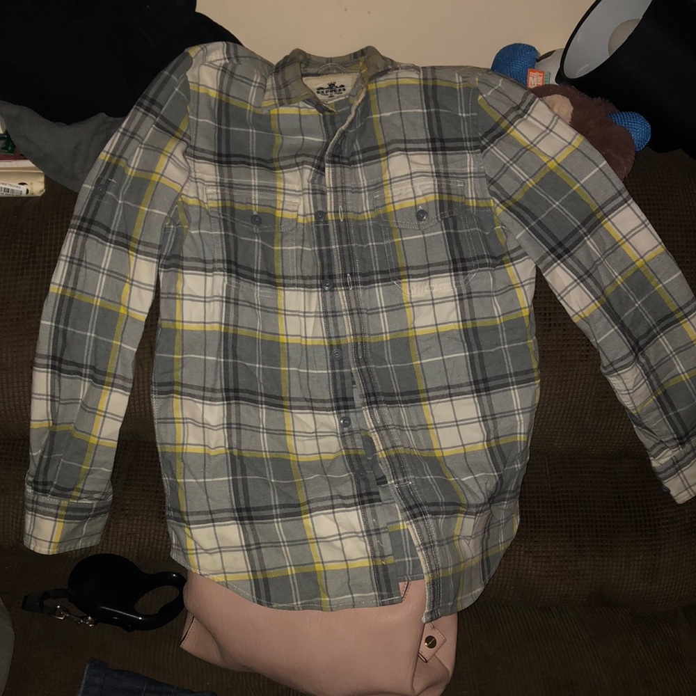 “ express “ men’s button up